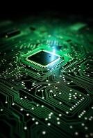 chips on motherboard photo