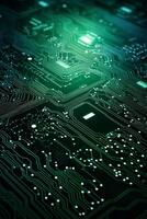 chips on motherboard photo