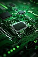 chips on motherboard photo