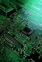 chips on motherboard photo