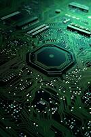 chips on motherboard photo