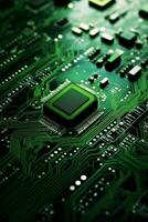 chips on motherboard photo