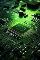 chips on motherboard photo