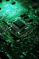 chips on motherboard photo