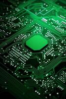chips on motherboard photo
