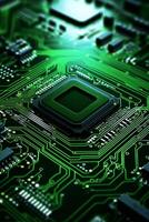 chips on motherboard photo