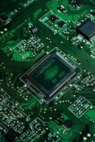 chips on motherboard photo