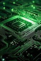 chips on motherboard photo