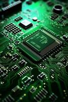 chips on motherboard photo