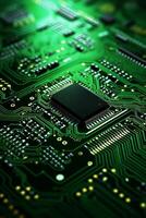 chips on motherboard photo