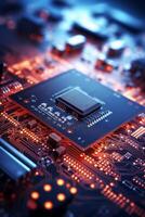 chips on motherboard photo