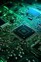 chips on motherboard photo