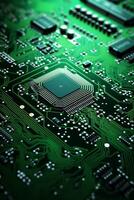 chips on motherboard photo