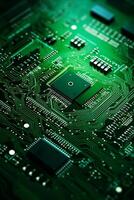 chips on motherboard photo