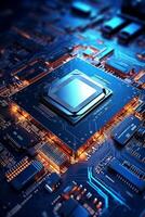 chips on motherboard photo