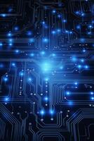 chips on motherboard photo