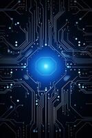 chips on motherboard photo