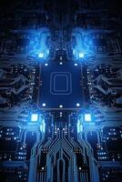 chips on motherboard photo