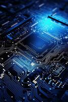 chips on motherboard photo