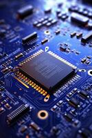 chips on motherboard photo