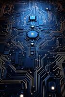 chips on motherboard photo
