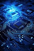 chips on motherboard photo