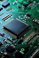 chips on motherboard photo
