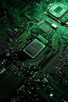 chips on motherboard photo