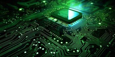 chips on motherboard photo