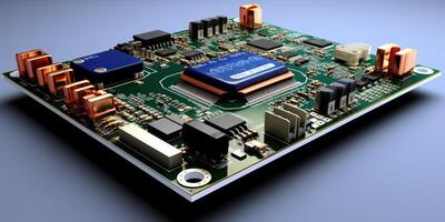 chips on motherboard photo