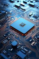 chips on motherboard photo