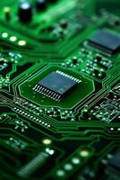 chips on motherboard photo