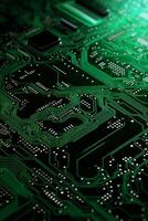 chips on motherboard photo