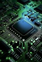chips on motherboard photo