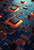 chips on motherboard photo