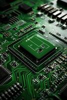 chips on motherboard photo