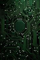 chips on motherboard photo
