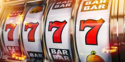 winning on Three Sevens slot machines photo