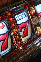 winning on Three Sevens slot machines photo