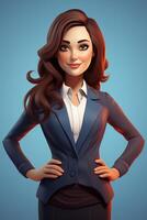 confident business woman photo