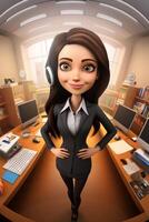 confident business woman photo