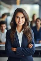 confident business woman photo