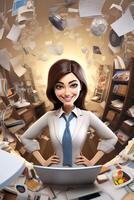 confident business woman photo
