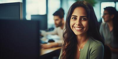 confident business woman photo