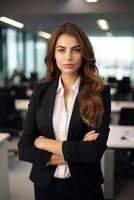 confident business woman photo