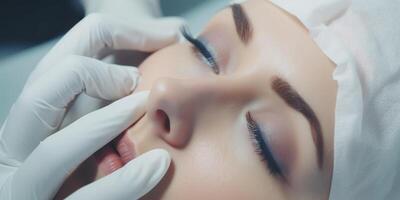 Skin care, cosmetic procedures for facial care photo