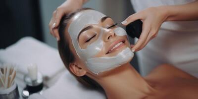 Skin care, cosmetic procedures for facial care photo