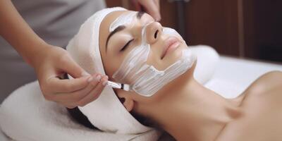 Skin care, cosmetic procedures for facial care photo