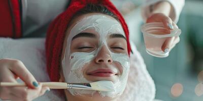 Skin care, cosmetic procedures for facial care photo