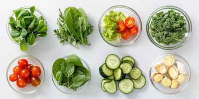 fresh vegetable salad photo